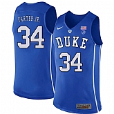 Duke Blue Devils 34 Wendell Carter Jr. Blue Elite Nike College Basketball Jersey Dzhi,baseball caps,new era cap wholesale,wholesale hats